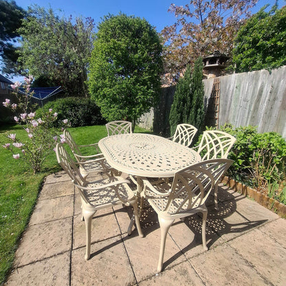 June Table 6 Seater Set - Sandstone