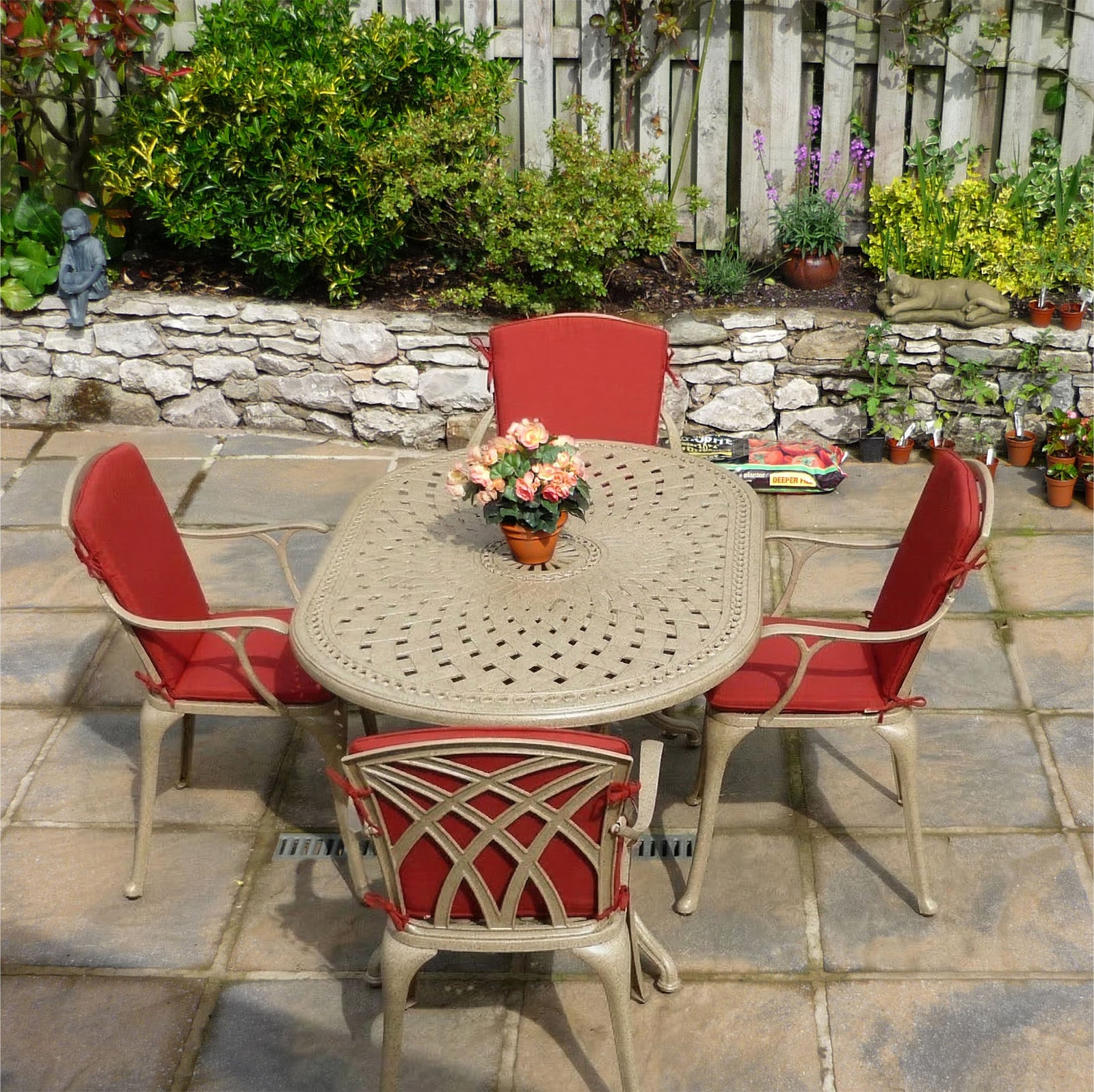 June Table 4 Seater Set - Sandstone