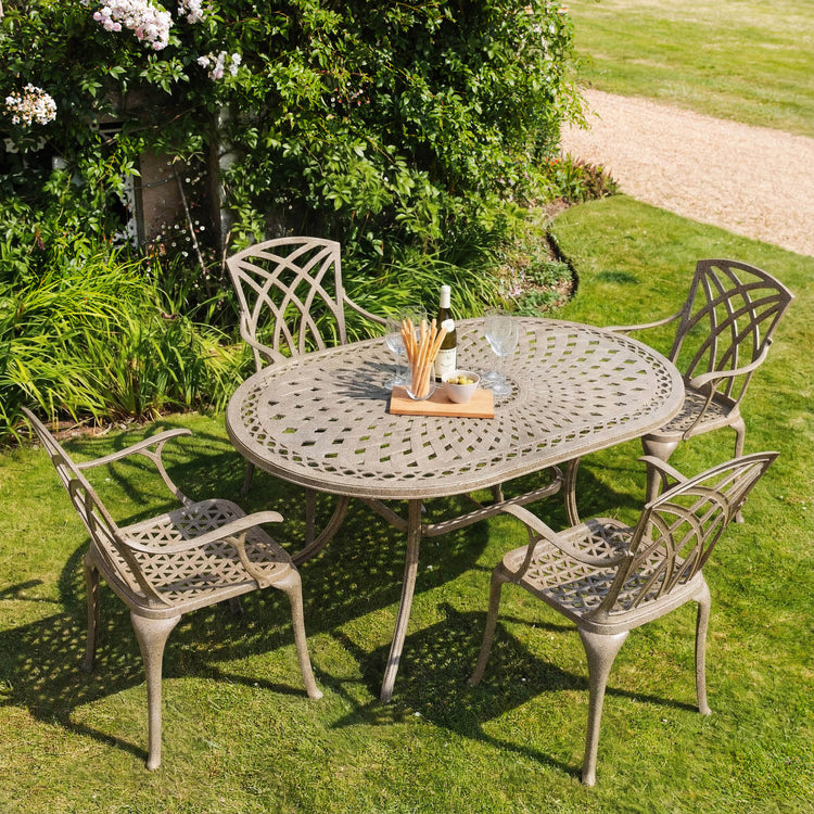 June Table 4 Seater Set - Sandstone