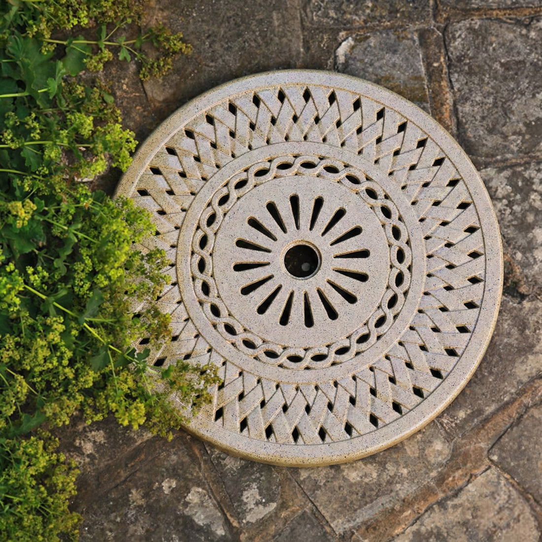 Lazy Susan Lattice 60cm - Sandstone