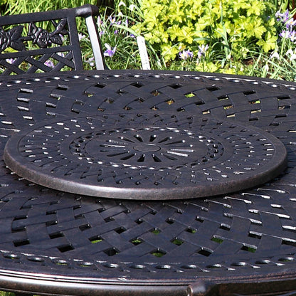 Lazy Susan Lattice 60cm - Antique Bronze