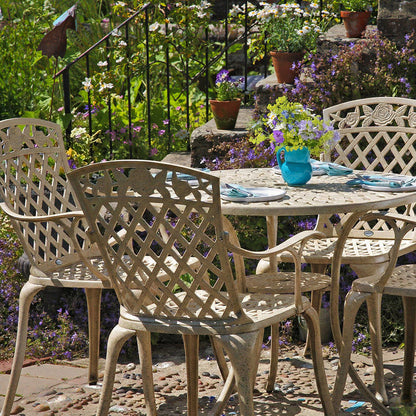 Mia Table 4 Seater Set - Sandstone