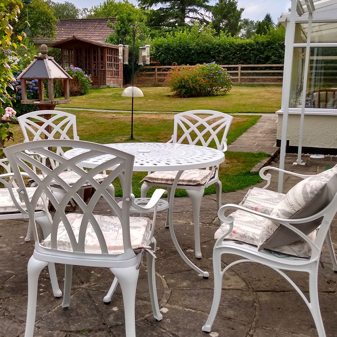 April Bench Set - White