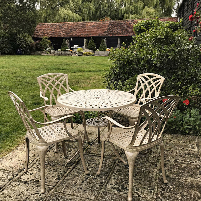 Mia Table 4 Seater Set - Sandstone