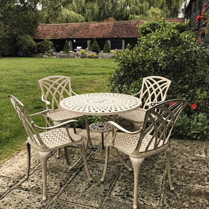 Mia Table 4 Seater Set - Sandstone