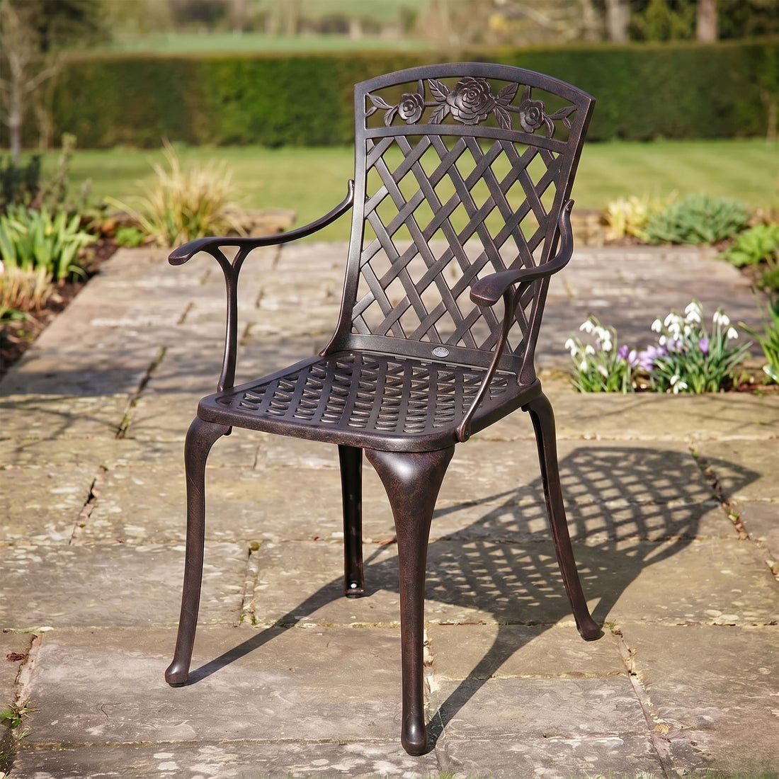 Rose Chair - Antique Bronze
