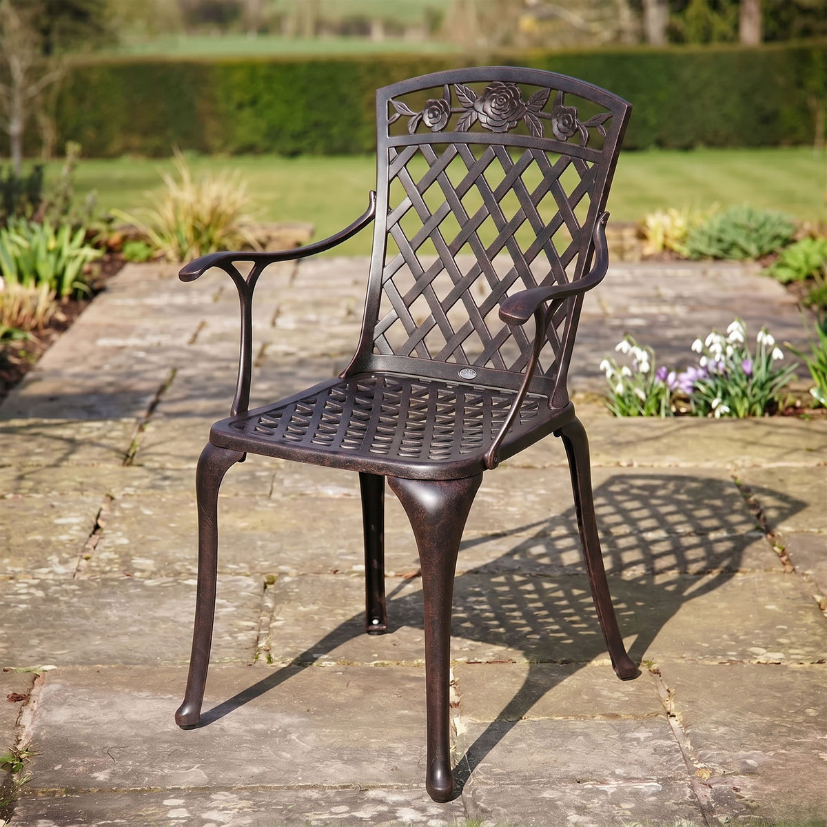Rose Chair - Antique Bronze
