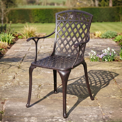 Rose Chair - Antique Bronze