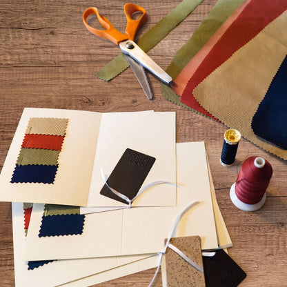 Classic Metal And Fabric Sample Pack Set - Sandstone