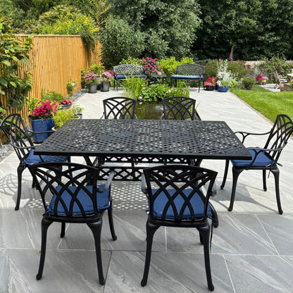 Sophia Table 6 Seater Set - Antique Bronze