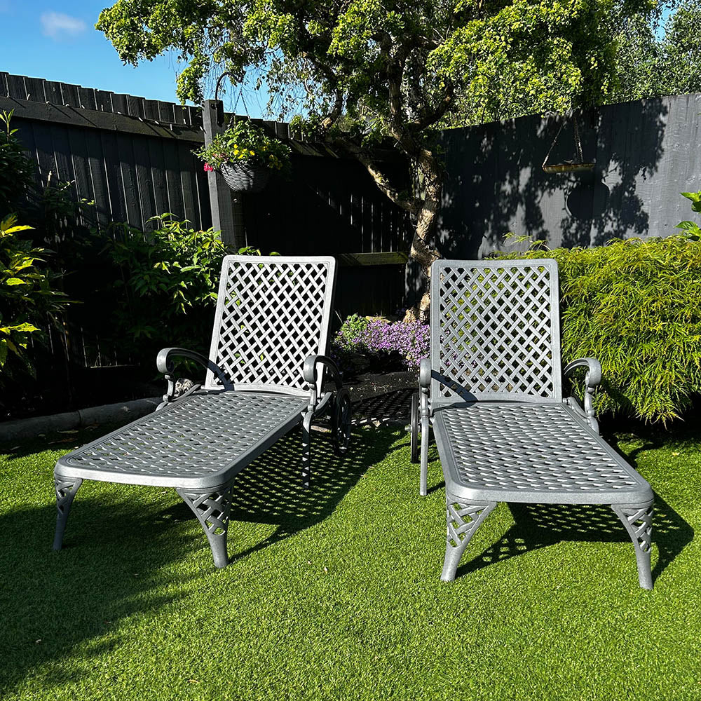 Stella Lounger Set - Slate