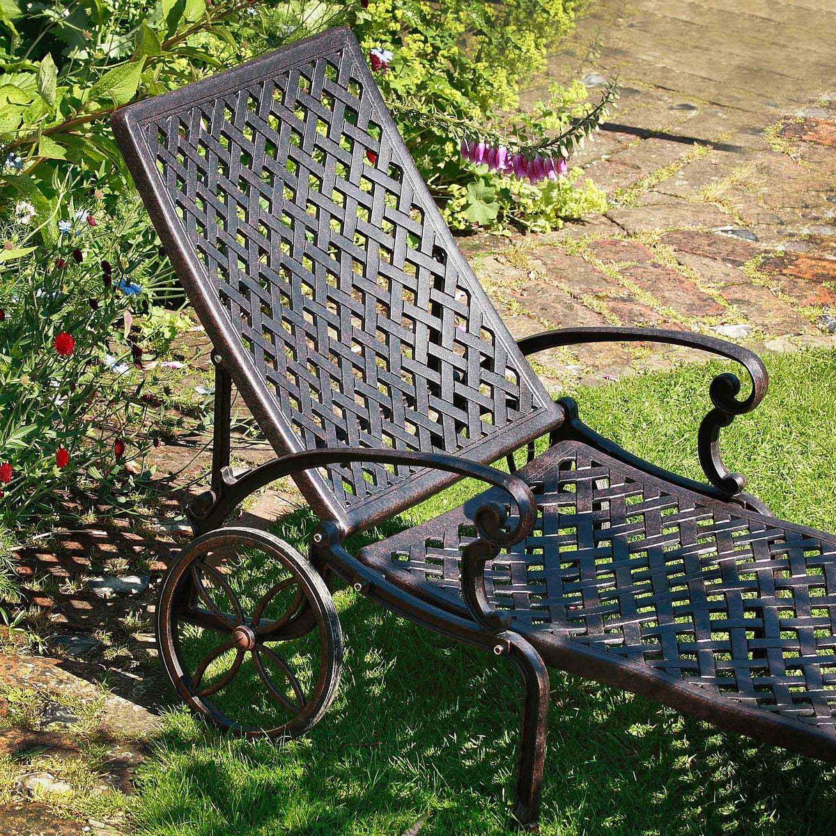Stella Lounger Set - Antique Bronze