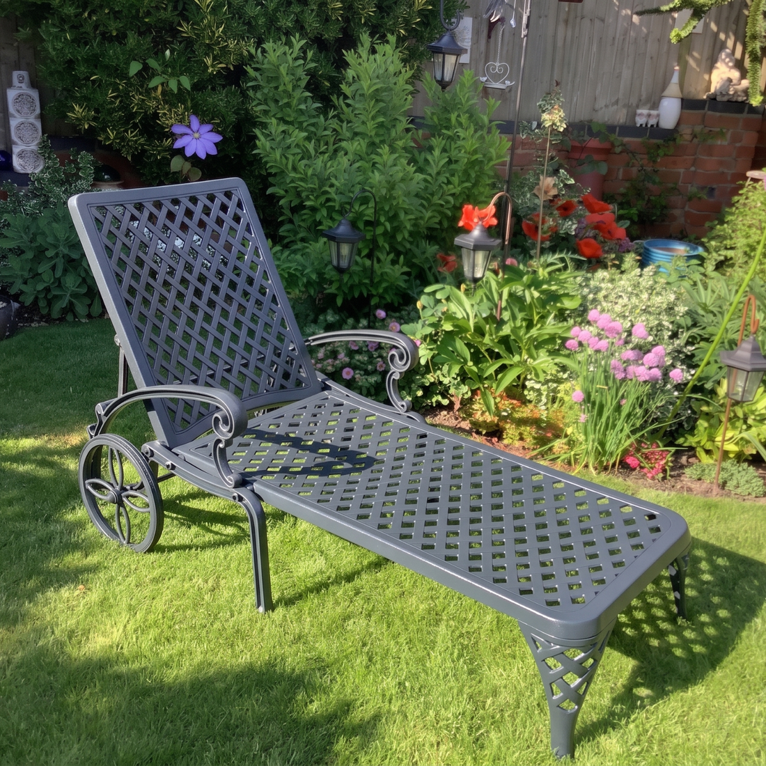 Stella Lounger Set - Slate