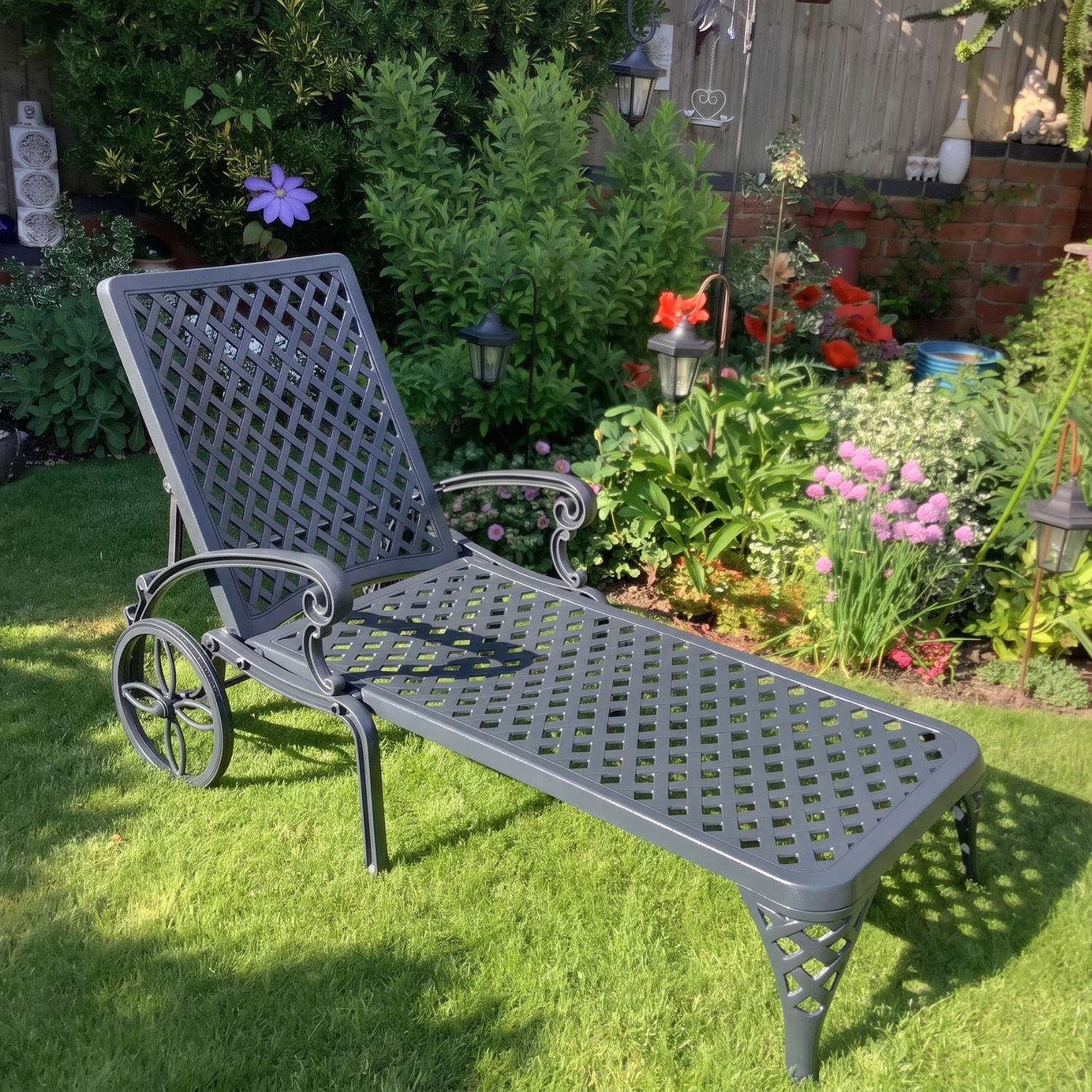 Stella Lounger Set - Slate