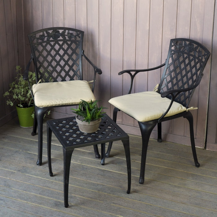 Willow Table 2 Seater Set - Antique Bronze