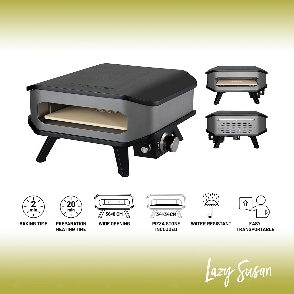 Cozze 17" Pizza Oven Set