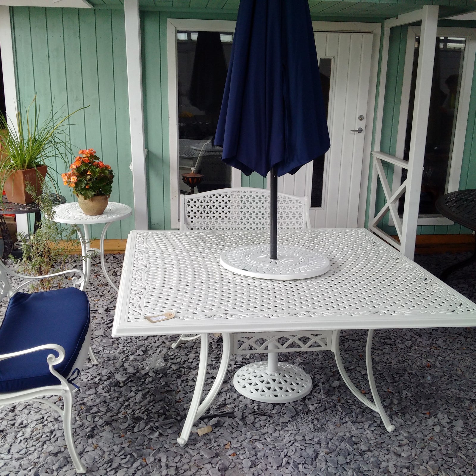 Tanya Table 8 Seater Set - White