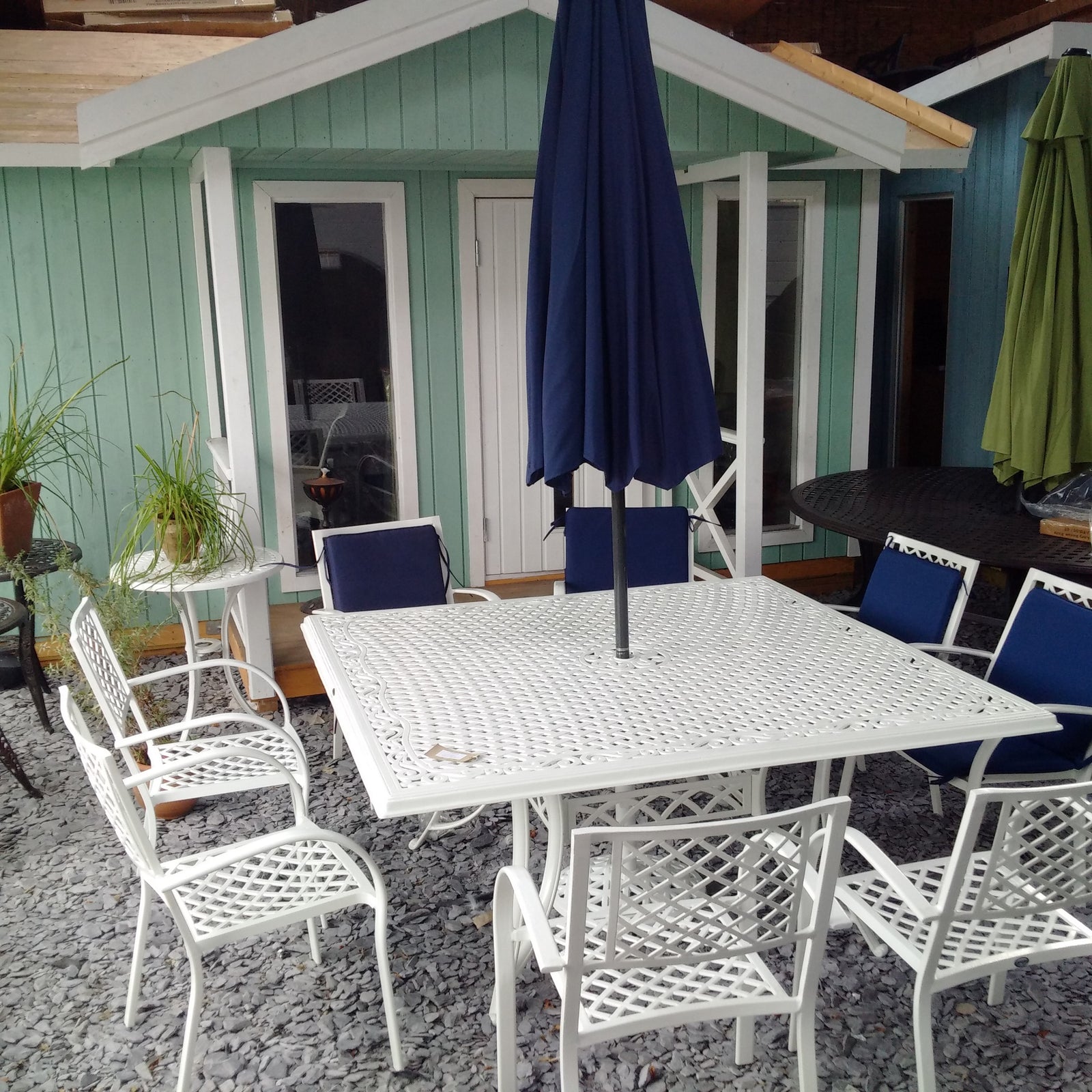 Tanya Table 8 Seater Set - White
