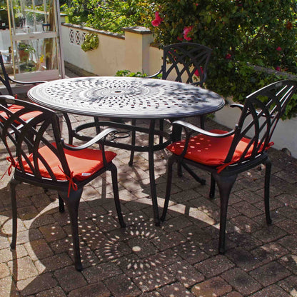 Emily Table 4 Seater Set - Antique Bronze