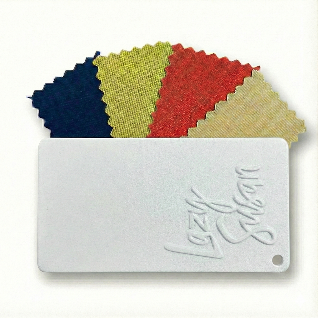 Classic Metal And Fabric Sample Pack Set - White