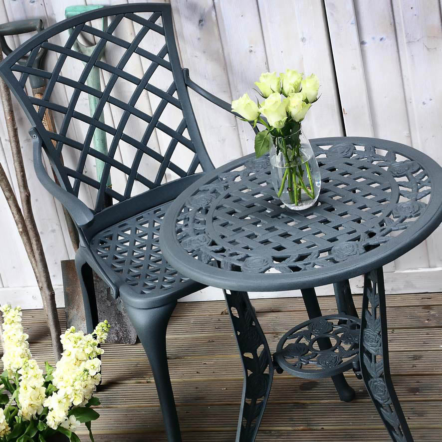 Rose Table 2 Seater Set - Slate