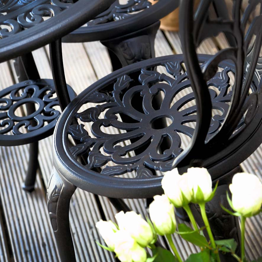 Tulip Bistro 2 Seater Set - Antique Bronze