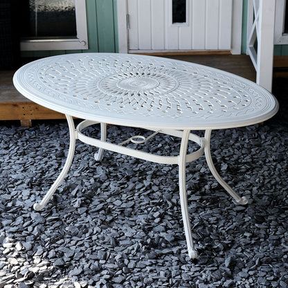 Emily Table 4 Seater Set - White