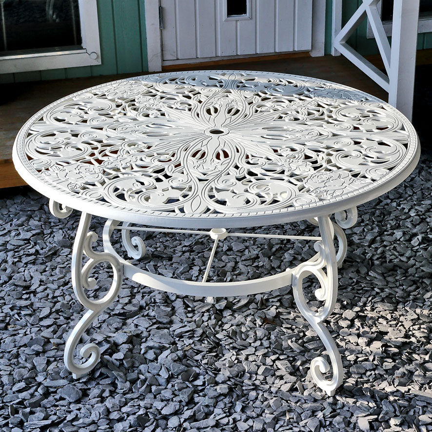 Joyce Table 6 Seater Set - White