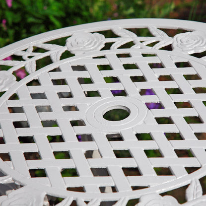 Rose Bistro Table - White