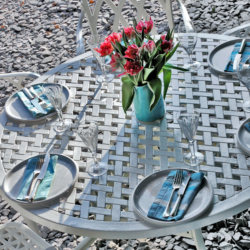 Sarah Table 4 Seater Set - White