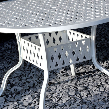 Sarah Table 4 Seater Set - White