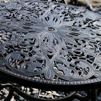 Preview: Choose our Flora Aluminium garden table for its beautiful design