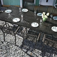 Preview: Isabelle 12 seater garden extension table 6