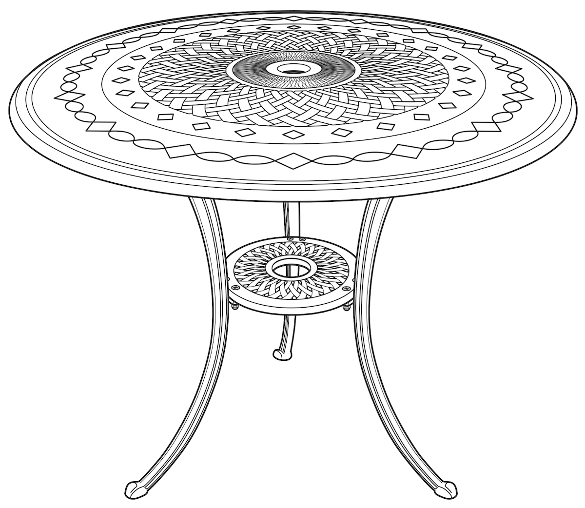 How to assemble our Anna Garden Bistro Table