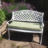 Preview: Rose Bench - White