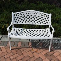 Preview: Rose Bench - White