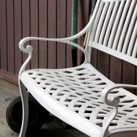 Preview: Grace Bench - White