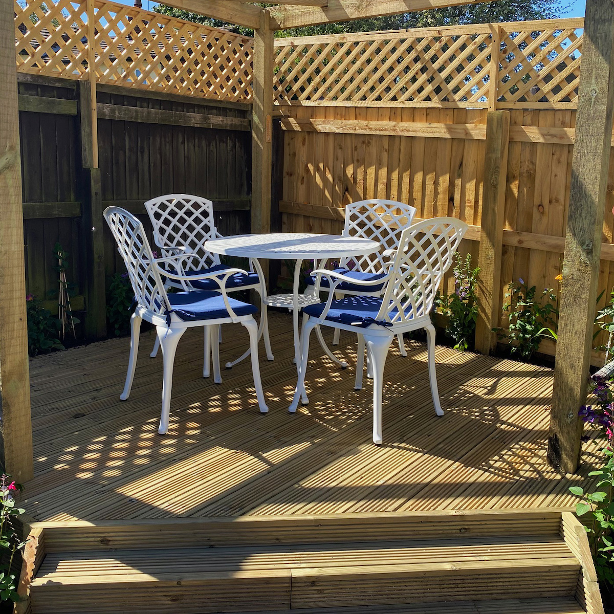 Privacy for Metal Patio Furniture