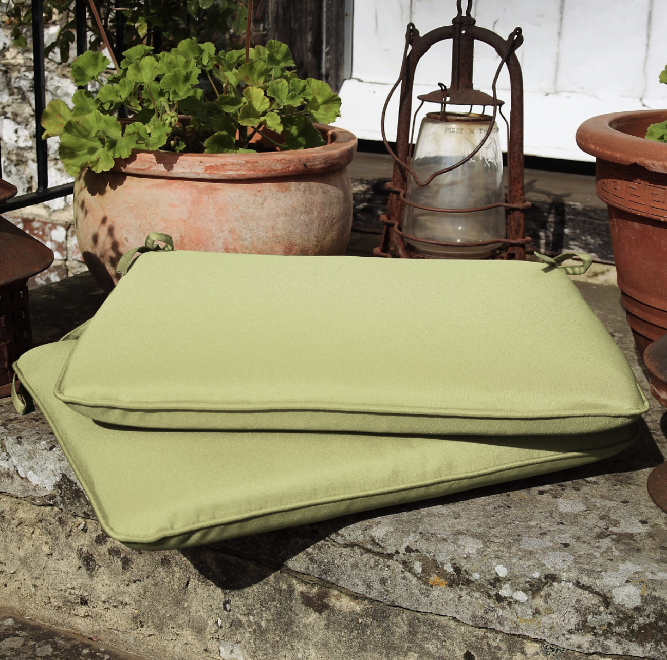 Green Outdoor Furniture Cushions