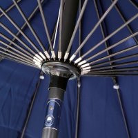 Preview: 2.5m Blue garden fiberglass parasol 2