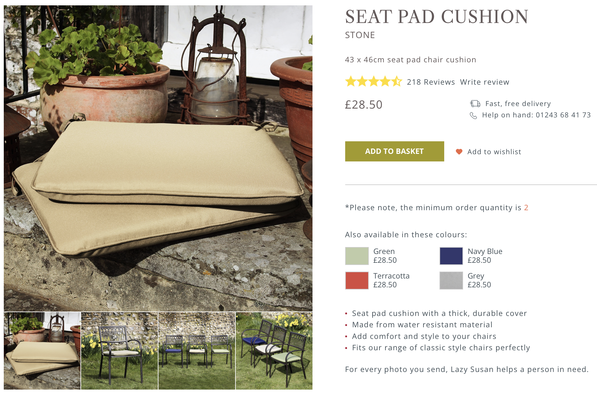 Seat Pad Outdoor Furniture Cushions