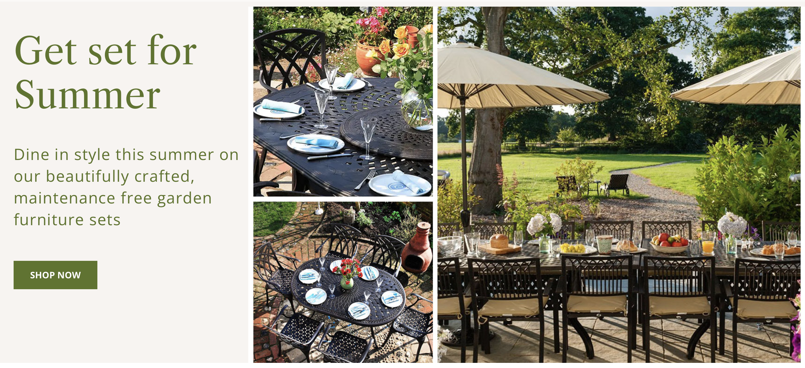 Are you looking for new Metal Garden Furniture?