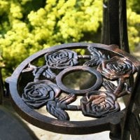 Preview: Rose Table Set - Antique Bronze (2 seater set)