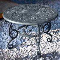 Preview: Flora Table - Slate Grey (4 seater set)