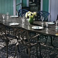 Preview: Isabelle 12 seater garden extension table 8