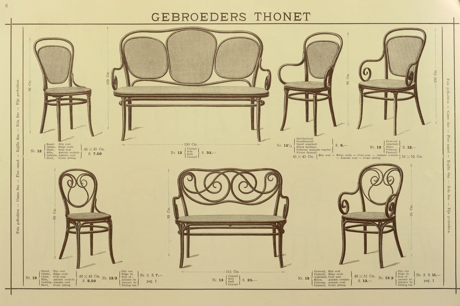 Michael Thonet No. 14 Bistro Chair
