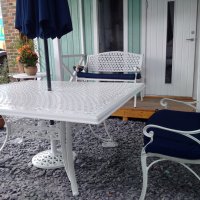 Preview: Tanya Table - White (8 seater set)