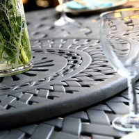 Preview: Rosemary Table - Slate (8 seater set)