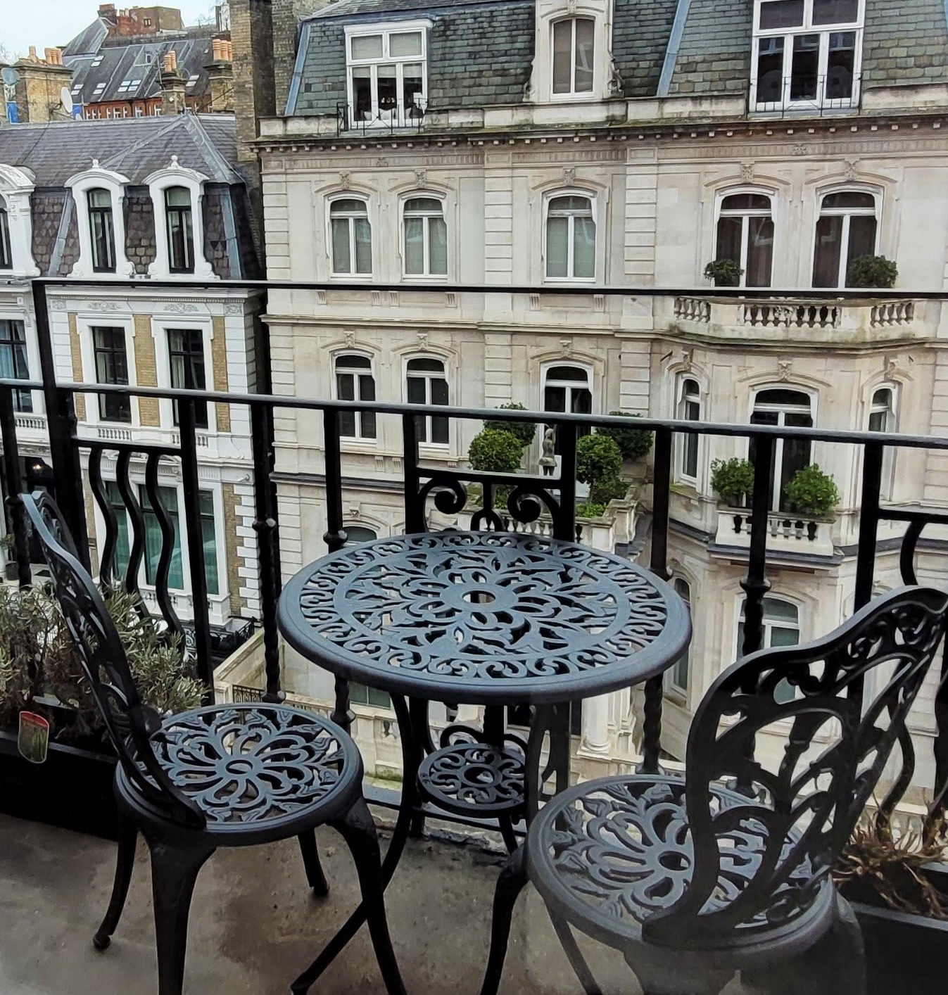 What is balcony furniture?