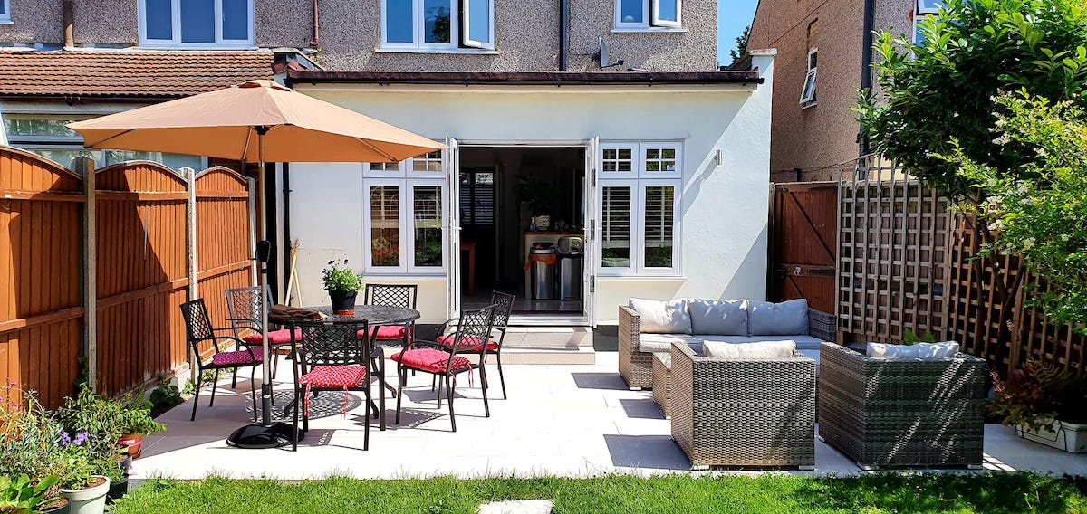 Zone your patio for different functions